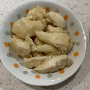 【離乳食完了期】ささみのめんつゆ煮